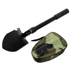 بیلچه ارتشی و کمپینگ تاشو چند کاره قطب نما دار HBA-001