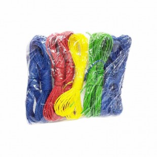 طناب پلاستیکی 7.5 متری سایز ۴ فروش تک و بسته 10 عددی HTN-001