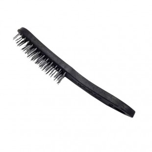 برس سیمی دسته پلاستیکی Wire Brush مشکی ABS-001