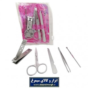 ست ناخن گیر و مانیکور ۵ تکه کیفی ZMC-002