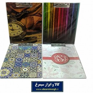 تخته شاسی یا زیر دستی سایز A4 طرح کلاسیک پشت وایت بورد دار OTS-001