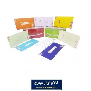 پاکت پول مقوا گلاسه طرح گل ۱۰ عددی HPA-001