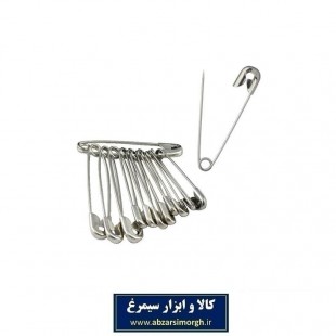 سنجاق قفلی سایز ۲ بسته ۱۲ عددی HSJ-001