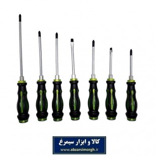 پیچ گوشتی ۷ عددی ضربه خور سبز MBC ام بی سی APG-003