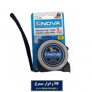 متر دستی ۵ متری نووا Nova مدل NTT 5025 کد AMT-007