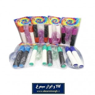 طناب ورزشی دسته ابری دو رنگ VTV-006