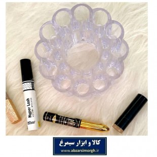 استند آرایشی گرد رومیزی مدل گرد کریستال اکرولیک ZST-002