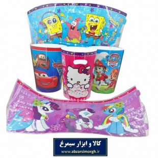 سطل زباله اتاق کودک با طرح های کارتونی PST-003