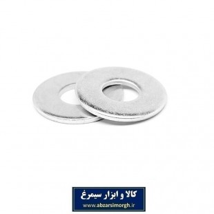 واشر تخت فلزی ۱۴×۶ پهنای معمولی SIT بسته ۲۰ عددی SWF-001