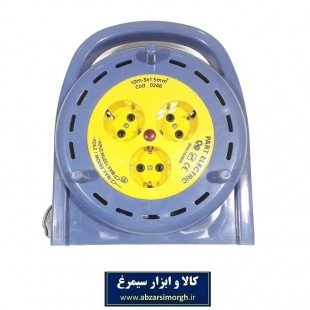 رابط برق 3 خانه 10 متری (قرقره) پارت الکتریک مدل PE535 کد: ESS-006