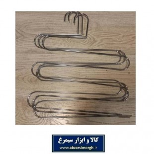 آویز شال و روسری استیل مدل مارپیچ مفتول سایز ۲ قطر ۵ میلی متر HOR-011