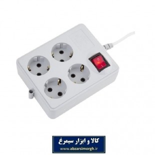 رابط 4 خانه ارت دار پارت الکتریک مدل نیک PE317 مربع ESS-010