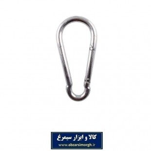 کارابین فولادی ساده سایز ۶ سانت در ۲ مدل ترک و معمولی HKN-001