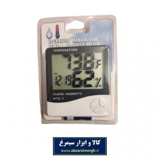 دماسنج، رطوبت سنج و ساعت دیجیتال HTC-01 کد ADM-002