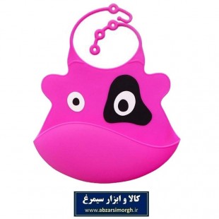 پیش بند کودک سیلیکونی طرح گاو خارجی HKI-004
