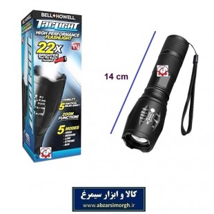 چراغ قوه پلیس مسافرتی Tac Light 22X تک لایت مشکی ECG-009