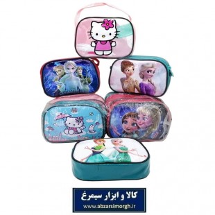 کیف دخترانه ورنی طرح کارتونی دسته دار ۱۶ سانت HKF-045