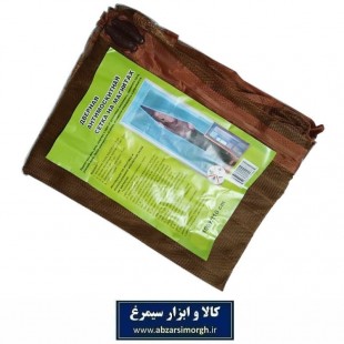 پرده توری مگنتی طرح مجیک مش قهوه ای