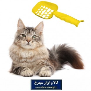 بیلچه مخصوص تمیز کاری خاک گربه هپی پت مدل فیبی HPS-021