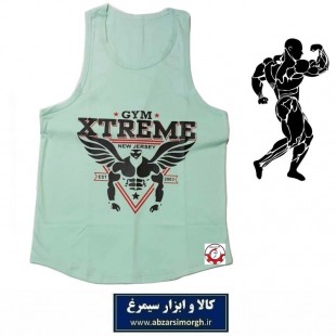 رکابی بدنسازی مردانه Gym Xtreme اکستریم جیم رنگ فیلی VLV-002A