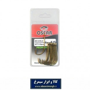 قلاب ماهیگیری اسکار Oscar سایز ۴ بسته ۱۰ عددی NFS-005