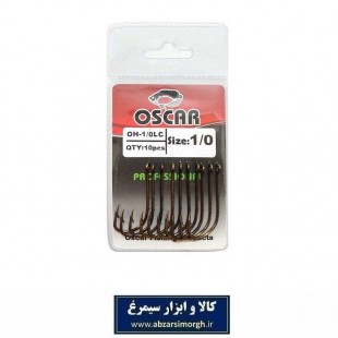 قلاب ماهیگیری اسکار Oscar سایز ۱ بسته ۱۰ عددی NFS-006