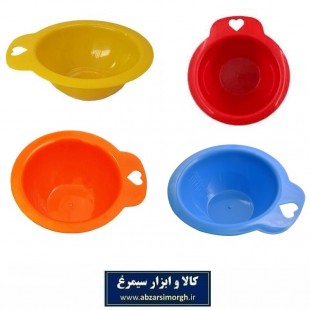 کاسه رنگ مو پلاستیکی مدرج و دسته قلبی ZGM-002