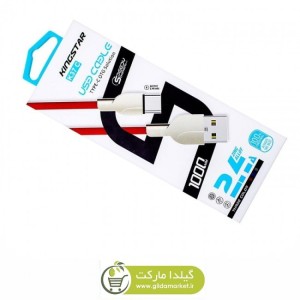 کابل تبدیل USB به USB-C کینگ استار K37C طول 1 متر DSM-022