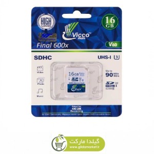 کارت حافظه SDHC ویکومن مدل Extra 600X کلاس 10استاندارد UHS-I سرعت 90MB/S ظرفیت 16 گیگابایت DSM-024