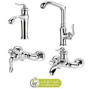 ست شیرآلات بهداشتی و ساختمانی واران مدل Lotus لوتوس کروم VVL-C