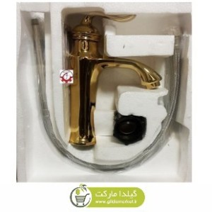 شیر بهداشتی و ساختمانی روشویی واران لوتوس طلایی معمولی VVLG-01