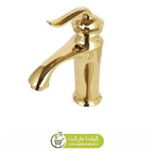 شیر بهداشتی و ساختمانی روشویی واران لوتوس طلایی معمولی VVLG-01