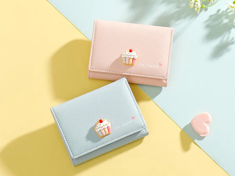 کیف پول فانتزی دخترانه تاشو با طرح بستنی تائومیک میک  TAOMICMIC Y8900 Women Short Wallet