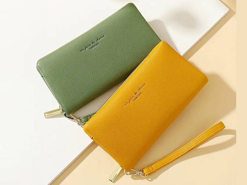 کیف پول زیپی بلند تائومیک میک TAOMICMIC Y8045 Leather Long Zipper Wallets