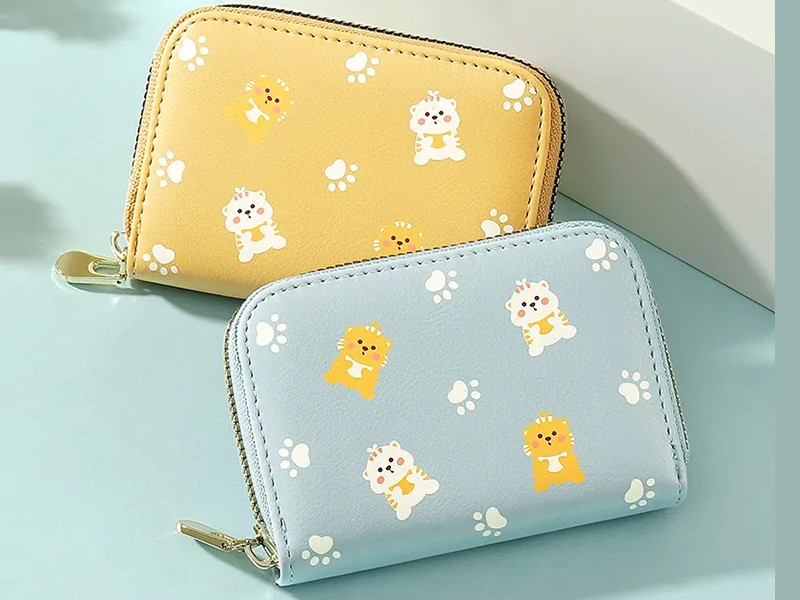 کیف پول و کارت کوچک زیپی TAOMICMIC Y8432 pu leather Wallet