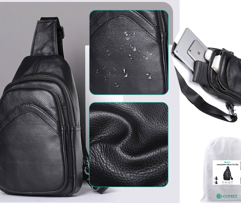 کیف کراس بادی لوکس چرم اصل کوتسی 14034