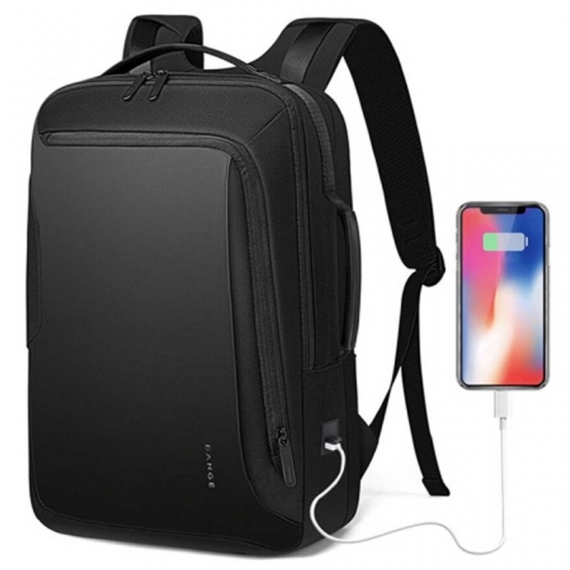 کوله پشتی مسافرتی یو اس بی دار لپ تاپ 15.6 اینچ کاروان برند بنج با ظرفیت بزرگ BANGE BG-S51