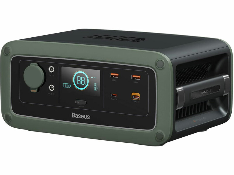اینورتر و پاوربانک قابل حمل 90000 میلی‌آمپرساعت بیسوس Baseus IOTA Portable Power Station 420W PPYT010106