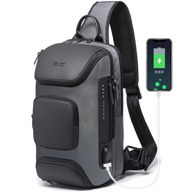 کیف کراس بادی و قفسه سینه یو‌اس‌بی دار 8 لیتری شاهین بنج اصل مدل  BANGE BG-7086