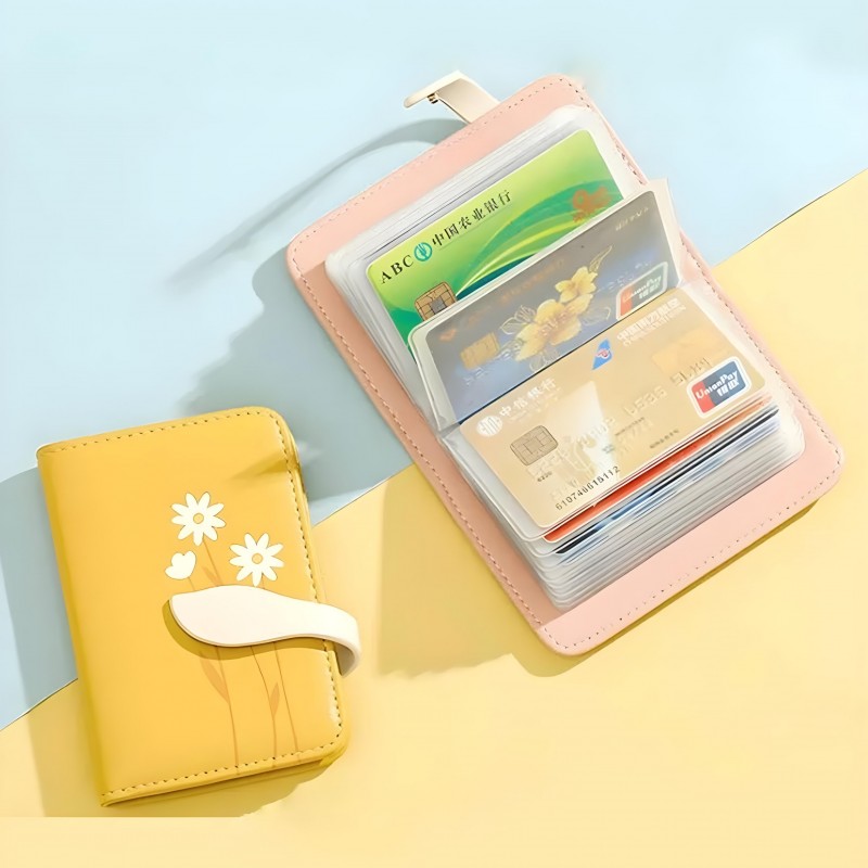 کیف کارت زنانه و دخترانه کوچک گلدار TAOMICMIC Y8896 wallet women