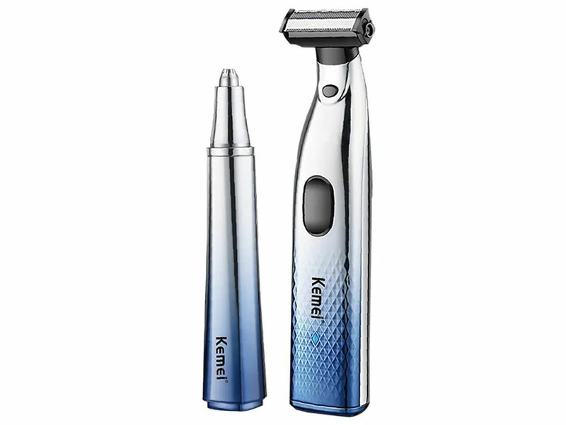 کیت ریش تراش و دستگاه اصلاح موی بینی و گوش کمی Portable Electric Nose Hair Trimmer Shaver Man Clean Razor Remover Kit