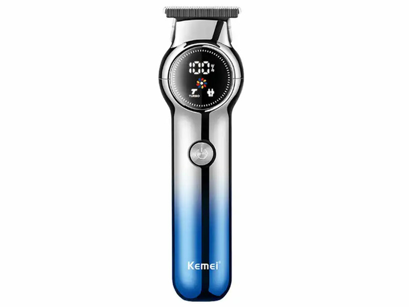 دستگاه اصلاح موی سر و بدن شارژی کمی Kemei Electric Hair Clipper With LCD Hair Remover KM-1852