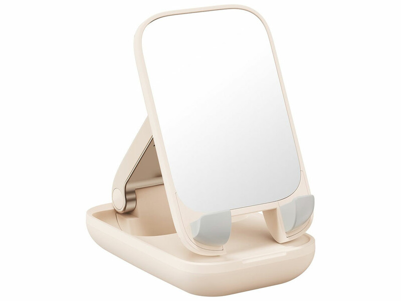 هولدر موبایل تاشو و آینه رومیزی بیسوس  Baseus Folding Phone Stand with mirror B10551501411