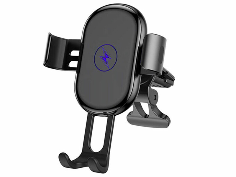 هولدر و شارژر بی سیم گوشی‌موبایل 15 وات راک ROCK W31 15W Wireless Charger Gravity Car Mount Holder