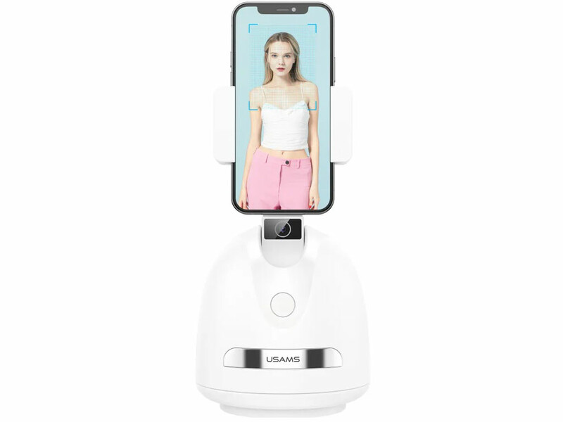 هولدر گوشی موبایل هوشمند با قابلیت ردیابی چهره یوسامز USAMS US-ZB239 Smart Face Tracking Phone Holder
