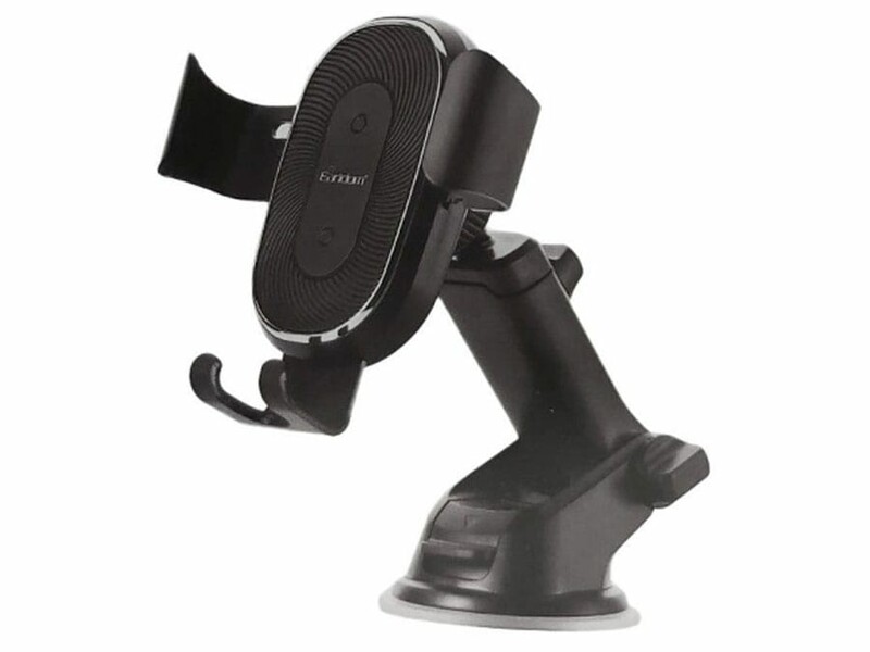نگهدارنده موبایل خودرو و شارژر وایرلس 15 وات ارلدام Earldom Car holder and Wireless car charger 2 in 1 WC13