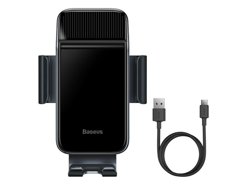 نگهدارنده موبایل دوچرخه و موتور سیکلت بیسوس Baseus Smart Solar Power Wireless Holder SUZG010001