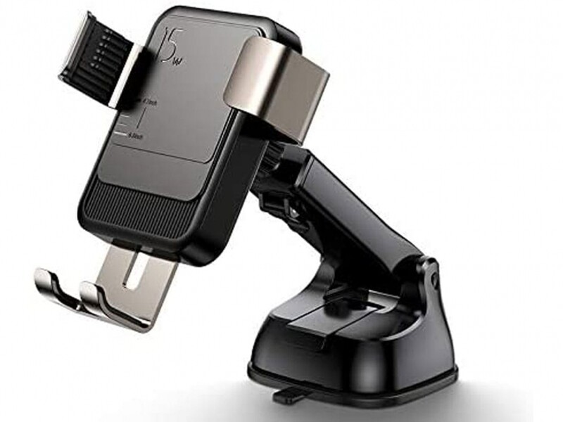 شارژر وایرلس و پایه نگهدارنده مغناطیسی جویروم Joyroom Wireless charging gravity car holder(dashboard) 15W JR-ZS220