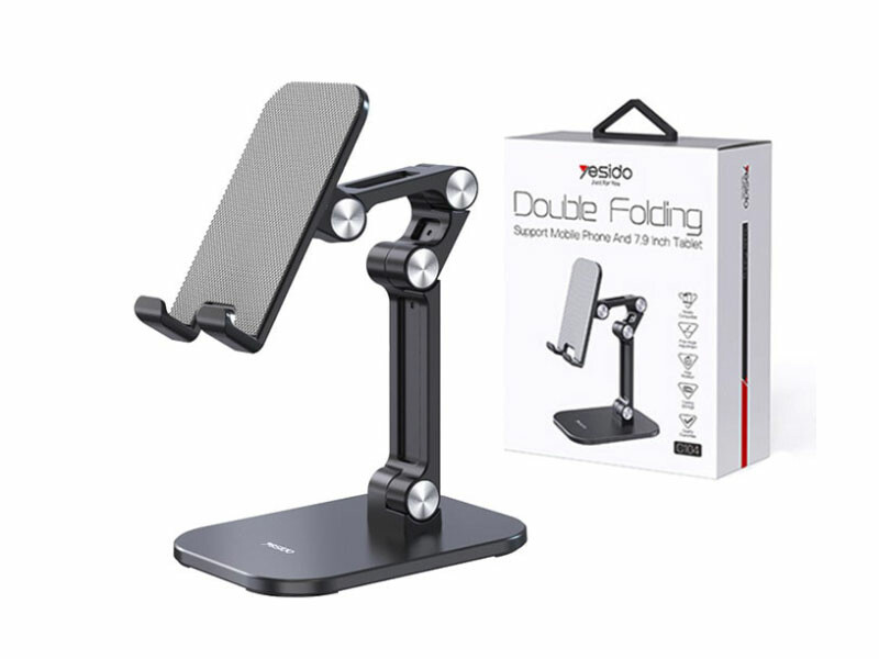 پایه نگه دارنده موبایل رومیزی یسیدو Yesido C104 Folding Desktop Stand Holder