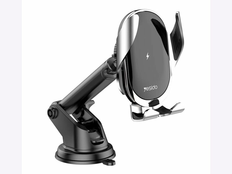 پایه نگه دارنده وشارژر وایرلس موبایل داخل خودرو یسیدو Yesido C78 Wireless Charger Phone Holder